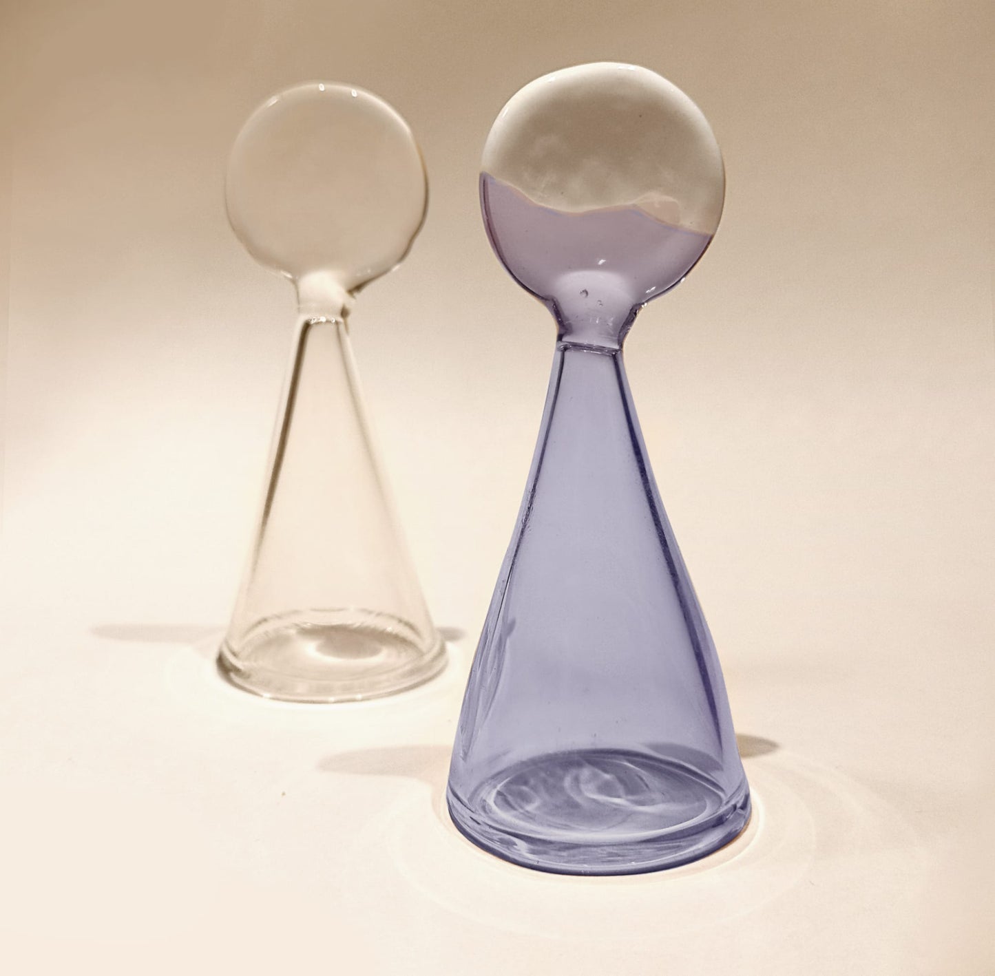 Cuchara de cristal para caviar