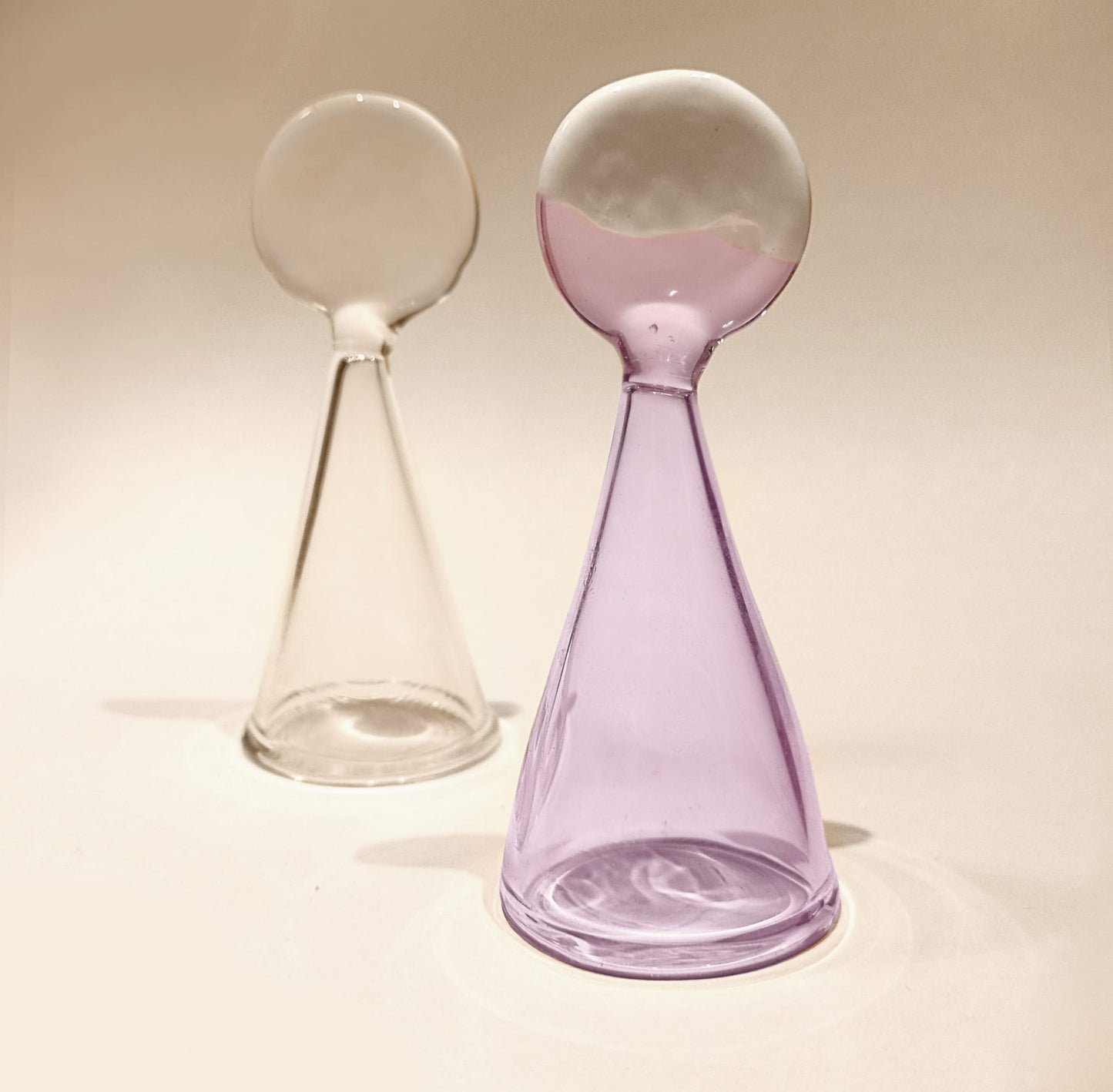 Cuchara de cristal para caviar
