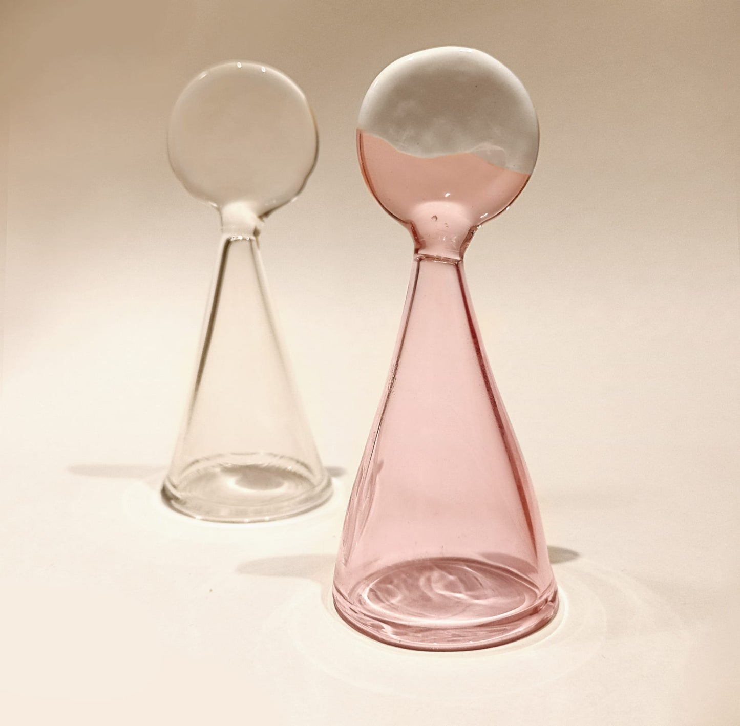 Cuchara de cristal para caviar