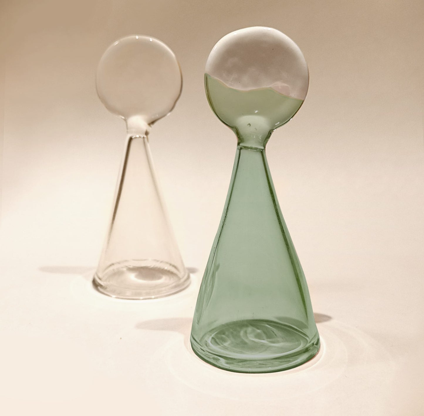 Cuchara de cristal para caviar