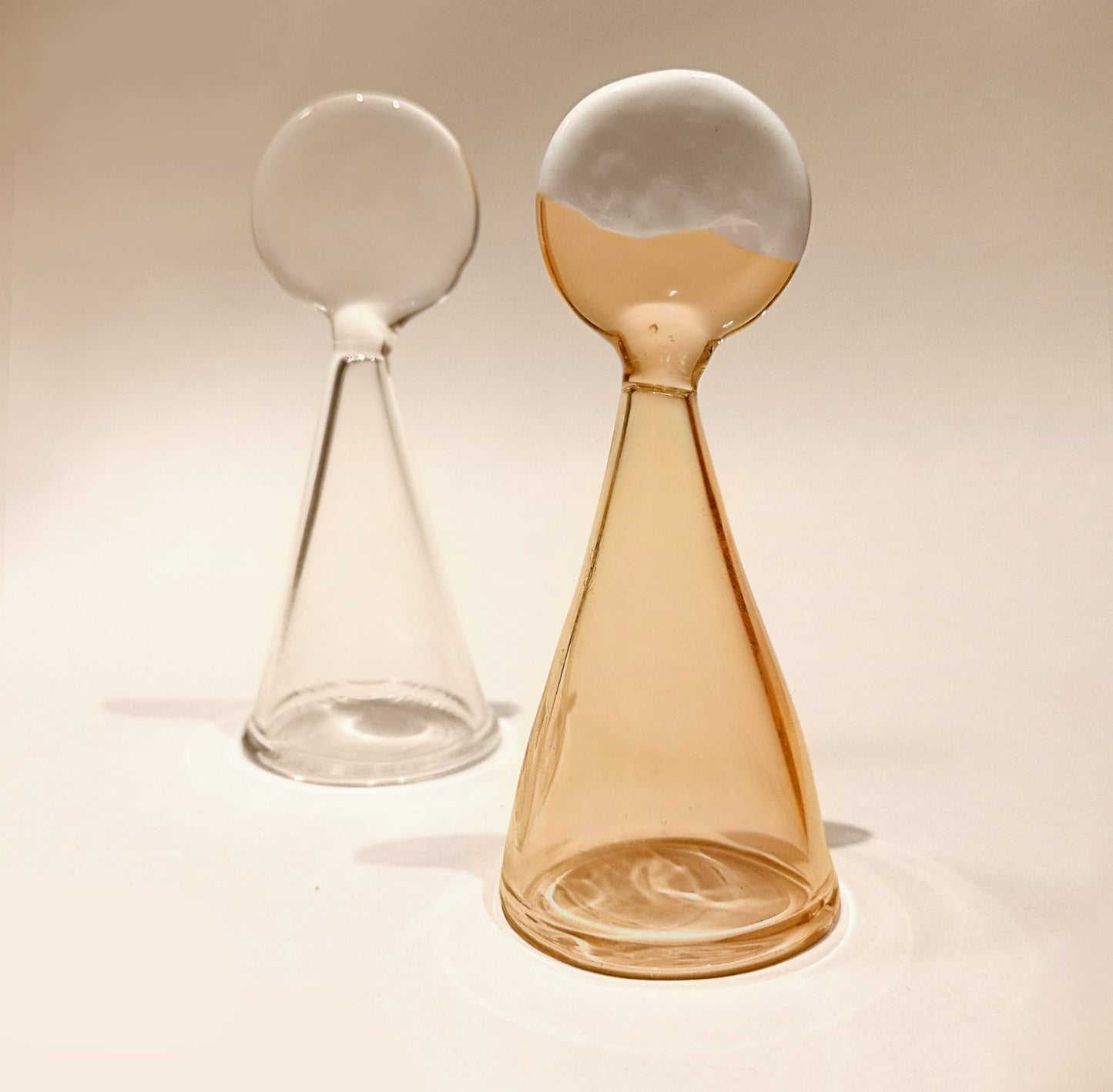 Cuchara de cristal para caviar