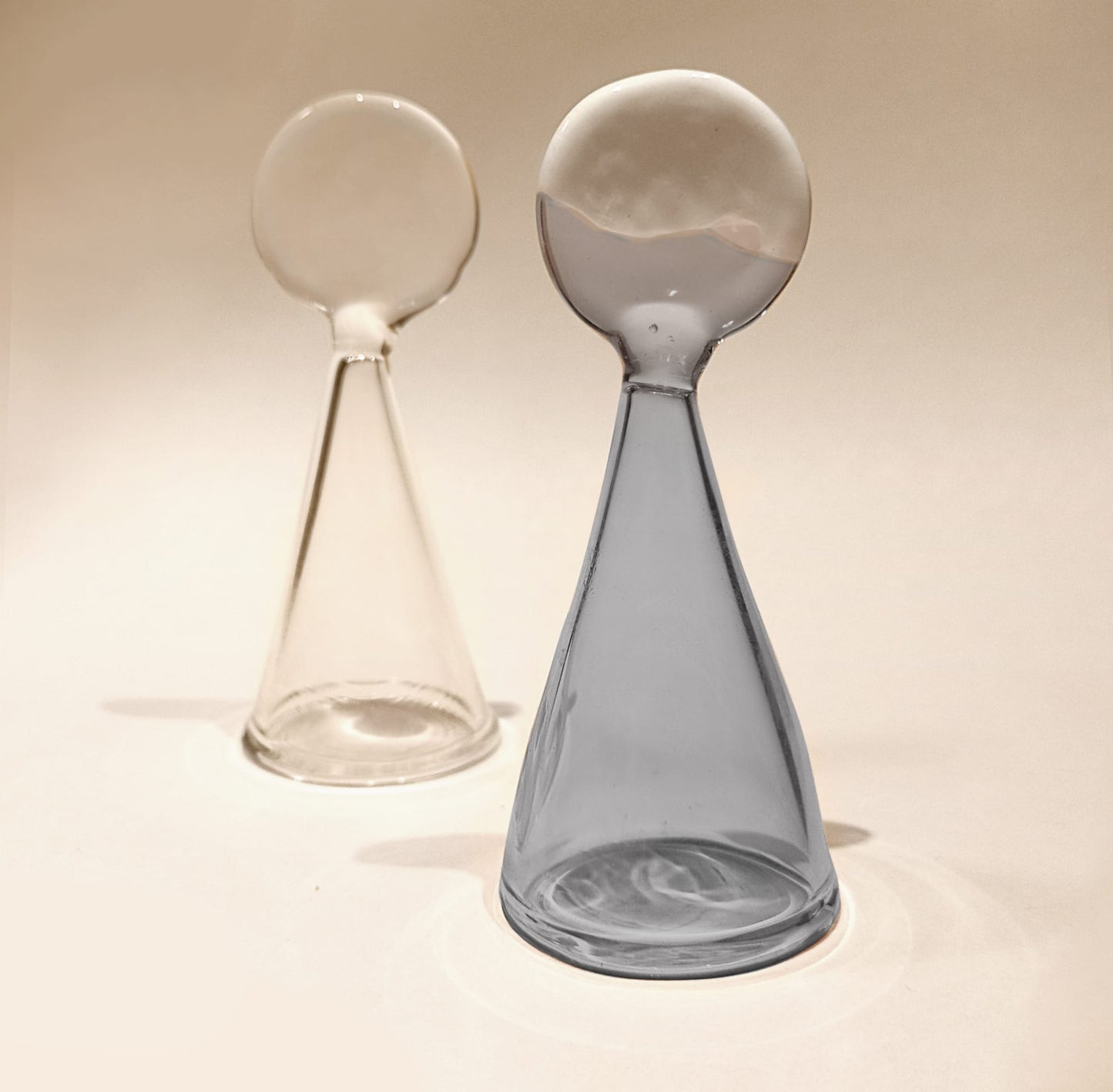 Cuchara de cristal para caviar